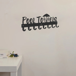 Ganchos para Toallas Personalizables Transfronterizos, Duraderos, Ganchos para Abrigos, Toalleros de Hierro, Fabricante de Toalleros de Arte, Venta al por Mayor - Product Image 4