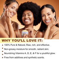 BLIW Crème hydratante nourrissante bio pure et longue durée au beurre de karité pour le corps, le visage et les cheveux – Marque privée