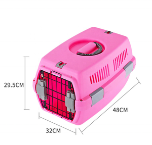 High Quality Outdoor Portable Airline Approved <strong>Plastic</strong> Dog Travel Crate <strong>Pet</strong> Cat <strong>Transport</strong> Carrier Box - Product Image 4