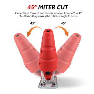 Sierra Eléctrica Multifuncional Portátil de Velocidad Variable, Sierra <span class=keywords><strong>para</strong></span> Cortar <span class=keywords><strong>Madera</strong></span>, Sierra <span class=keywords><strong>Manual</strong></span> <span class=keywords><strong>para</strong></span> Cortes Curvos, <span class=keywords><strong>para</strong></span> Uso Doméstico - Product Image 2