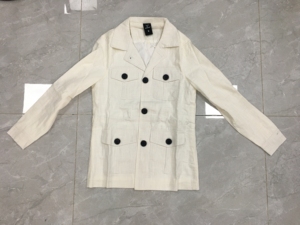 Nouvelle <span class=keywords><strong>Veste</strong></span> Cargo Décontractée à Revers Multi-Poches pour <span class=keywords><strong>Homme</strong></span>, Manteau en <span class=keywords><strong>Lin</strong></span> Style <span class=keywords><strong>Costume</strong></span> Sehe Fashionbisou - Product Image 6