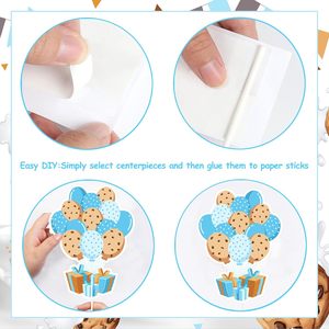 24 Piezas de Accesorios para Fotos con Temática de Leche y Galletas, Decoraciones para Fiestas, Una Galleta Dulce, Primer Cumpleaños, Artículos para Fiestas de Baby Shower - Product Image 6