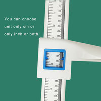 Fournisseur d'usine, mesure de la taille adulte en ABS blanc CE, échelle de taille portable, appareils de mesure de la taille pour clinique