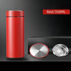 แก้วน้ำสแตนเลสสุญญากาศขนาด 350 มล. พร้อมฝาแสดงอุณหภูมิแบบ LED แก้วเก็บความร้อนแบบพกพาสำหรับเดินทางและสำนักงาน - Product Image 3