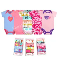 Short Sleeve Baby Rompers, Newborn Cotton Clothes