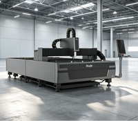 Baru untuk Mesin Pemotong Laser Serat CNC Tipe Gantry 6000W 60m/menit Pendingin Air Pengoperasian Mudah DWG/DST Rel Pemandu HIWIN