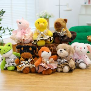 Llavero de Peluche de Dibujos Animados al por Mayor - Colgante de Animal (Perro, Conejo) Adorable para Mochila Escolar, Adorno de Regalo para Parejas - Product Image 4