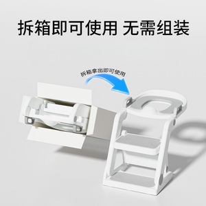 Children Step Toilet Seat With Footrest And <b>Stool</b> For Potty Training 3-6 Years Old PP Material - Product Image 5