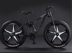 Vélo de montagne à gros pneus pour performance, modèle à pneus larges, pour hommes/femmes, étudiants, vélo de montagne à suspension à vitesse variable, vélo de neige - Product Image 6