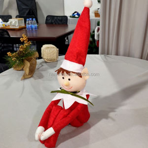 Décorations de poupée de Noël Cadeaux de célébration de <span class=keywords><strong>Noel</strong></span> nordique Petite tête en résine Elfes de Noël - Product Image 1
