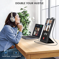 S3 Portable Triple écran d'ordinateur portable 14 "IPS 1080P Display Easy Plug and Play pour ordinateur portable 13-17.3 pouces