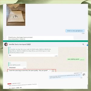 Sacs d'expédition en plastique beige nude pour la mode, imperméables, pour l'emballage des cheveux, sacs express bruns - Product Image 3