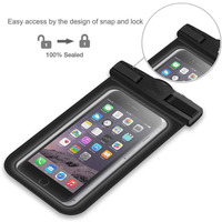 Casing kantong ponsel, kantung telepon genggam tahan air untuk iPhone 15 14 13 12 Pro Max XS Samsung, tas kering ponsel