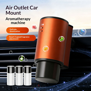 Moderner Luxus-Auto-Aromatherapie-Diffusor <span class=keywords><strong>10ml</strong></span> Duftender Luftauslass-<span class=keywords><strong>Clip</strong></span> USB-Betrieben Aluminiumlegierung Armaturenbrett-Lufterfrischer - Product Image 3