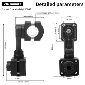 VINmounts 0-degree perspective <b>bracket</b> compatible with LOWRANCE ActiveTarget 2, multi-mode sensor <b>bracket</b>,fish finder <b>bracket</b> - Product Image 3