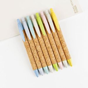 Venta Directa de Bolígrafos Ecológicos y Biodegradables de Paja de Trigo, Bolígrafo Promocional con Logotipo - Product Image 6