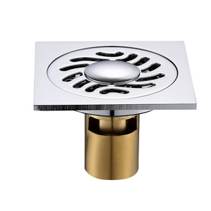 Design moderno 10*10 grande Area in ottone scarico a pavimento bagno balcone <span class=keywords><strong>cucina</strong></span> fogna lavatrice doppio uso sigillo acqua profonda - Product Image 6
