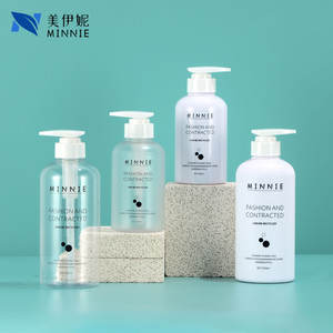 Minnie Fashion Contracted Lotion <b>Bottle</b> 300ml 500ml <b>Pump</b> Head Body Wash Shampoo Refill <b>Bottle</b> Plastic - Product Image 2