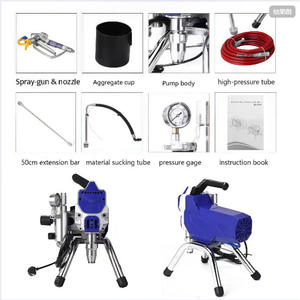 เครื่องพ่นสีแบบไร้อากาศ 3900 แรงดันสูง สำหรับงานก่อสร้างและตกแต่ง ตัวเครื่องทำจากอลูมิเนียมอัลลอย - Product Image 5