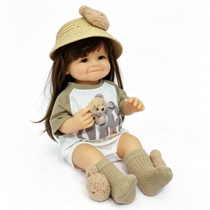 Muñeca reborn personalizada, muñeca niña de pelo largo, muñeca realista de tamaño infantil - Product Image 2