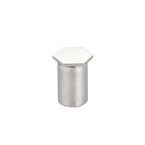 Écrou à sertir en acier inoxydable Huiligu 304, tête hexagonale plate, trou aveugle, pour tôle, grade A2-50 - Product Image 4