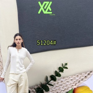 Tela de Punto Elástica CVC 32S, 180G 230G, 65% Poliéster, 30% Algodón, 5% Elastano, Material de Punto Suave para Camisetas de <span class=keywords><strong>Mujer</strong></span> - Product Image 3
