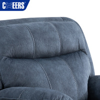 Fauteuil inclinable électrique moderne à un seul siège, design luxueux, tissu personnalisé, réglable, pour salon