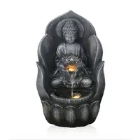 Vendita calda buddha seduto statua giardino esterno di acqua caratteristica fontana per le vendite