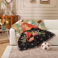 Plaid décoratif portable en tricot personnalisé avec logo, vente en gros, faible MOQ, échantillon rapide, directement de l'usine OEM/ODM pour hôtels