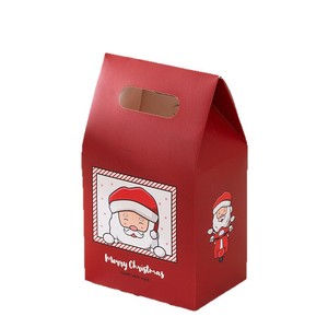 Caja de Regalo con Diseño de Santa Claus, Caja de Dulces con Temática Navideña, Caja de Regalo de Dulces Reutilizable, Caja de Papel Blanca Vacía para Venta al por Mayor - Product Image 5