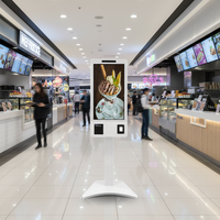 Kiosque tactile LCD personnalisé de 15,6 pouces pour centre commercial, machine de commande de billets en libre-service, compatible Android/Windows, utilisation en intérieur