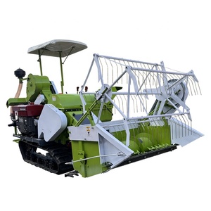 Moissonneuse-batteuse chenillée 25 CV, petite machine de <span class=keywords><strong>récolte</strong></span> de céréales sur chenilles pour <span class=keywords><strong>la</strong></span> <span class=keywords><strong>récolte</strong></span> du riz et du blé en ferme - Product Image 3
