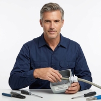 Passe-câble étanche IP68 basse tension PG29 en nylon avec connecteur de jonction, écrou de blocage, joint d'étanchéité et bague de retenue