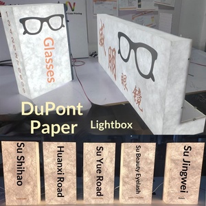 กล่องไฟอะคริลิค LED แบบเต็มตัว ส่องสว่าง 5000 ลูเมนส์ กันน้ำ กันรังสียู<span class=keywords><strong>วี</strong></span> พิมพ์ลาย สำหรับร้านตัดผม กล่องไฟโฆษณา โด่งดังทางอินเทอร์เน็ต - Product Image 5