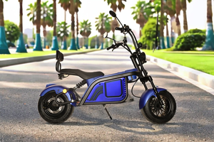 2025 actividad promocional <span class=keywords><strong>Hulk</strong></span> 60V 1500W 2000W 3000W Motor grande eléctrico Harley Fat Tire motocicleta Scooter Eléctrico Citycoco - Product Image 2