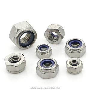 Hex <b>Lock</b> Nuts Metric 304 Stainless Steel Plain Finish Class 8 Standard <b>Thread</b> Fasteners - Product Image 3