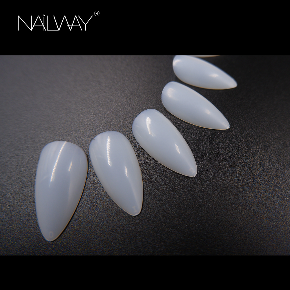 Embouts d'ongles stilettos à couverture complète