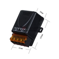 Interrupteur à distance sans fil RF 433Mhz DC 12V 24V 48V 72V, relais à courant élevé 30A, récepteur pour pompes, lumières, lampes