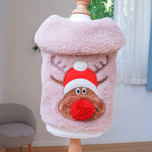 ONESTEP Vente en gros de sweats à capuche d'hiver écologiques et confortables chiens Noël Design de lettres classiques Polyester épaissi portable - Product Image 5