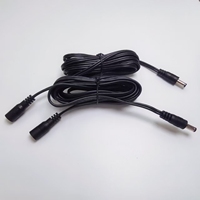 Maßgefertigtes 12V DC5521 5,5MM X 2,1MM 2,5MM Verlängerungskabel DC-Stecker Stecker auf Buchse Stromverlängerungskabel für CCTV