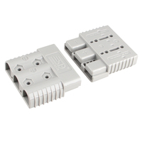 SED Best Sale HEAVY-DUTY 50 AMP CONNECTOR HOUSING RED 3 Pins Power Plug for Ships & Yachts & RVs & Large Cars.