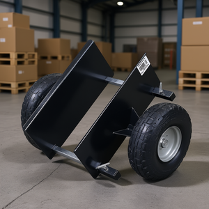 Carrello Porta Pannelli con Ruote Pneumatiche da 10 Pollici, Capacità 600 Libbre, per Uso in Magazzino - Product Image 2