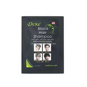 mild black hair shampoo korea indian free hair dye without chemicals samples of Dexe best sale for women and men