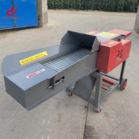 200-500 kg/h D'ensilage D'alimentation Faire L'herbe Paille Ensilage De Chopper D'alimentation Automatique Machine de Hache-paille