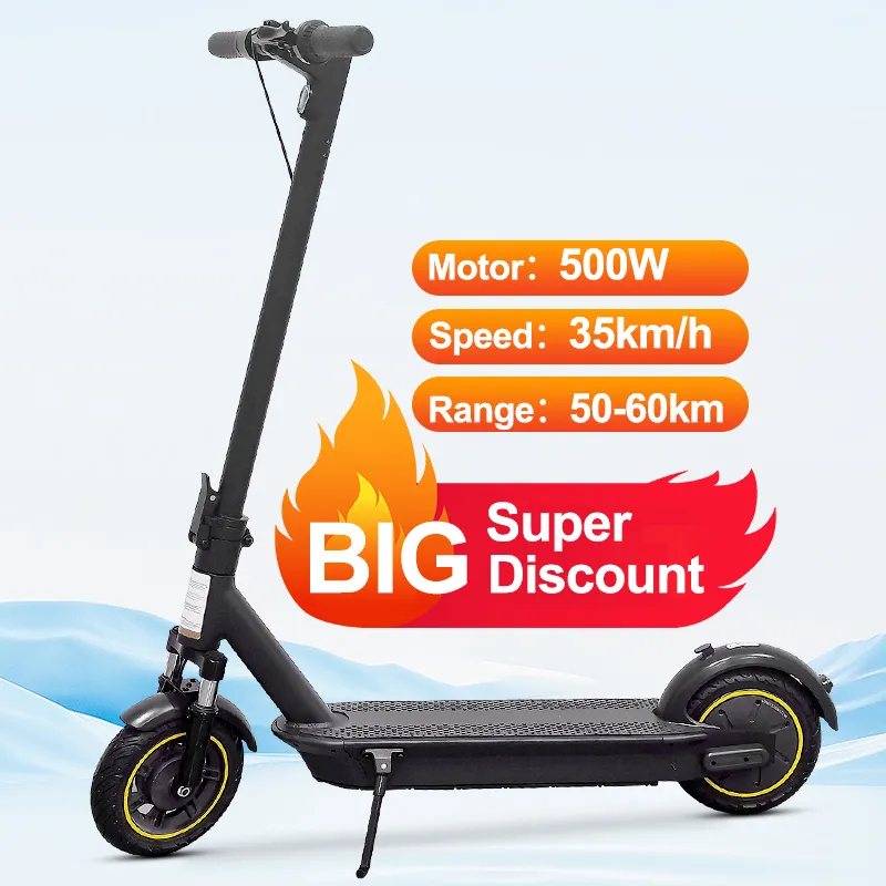 Grote Korting Snelle Levering 3-7 Dagen Eu/Uk/Us Voorraad 500W 10Inch 36V 15ah Nieuwe Volwassen Elektrische Scooters Gratis Verzending