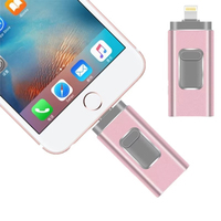 Unidad Flash USB3.2 Ultra Rápida de Cuatro Puertos OTG Tipo-C, Memoria Portátil de Metal, Pendrive de 32GB 64GB 128GB 256GB, Logotipo Personalizado OEM