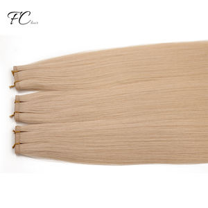 Fine di spessore Doppio Disegnato Portata di Lunga Vita di Alta Qualità Più Popolare di Vendita Calda di Colore Bianco Bionda Trama Della Pelle DELL'UNITÀ di ELABORAZIONE Piatto estensione Dei <span class=keywords><strong>Capelli</strong></span> umani - Product Image 3