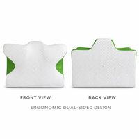 Oreiller ergonomique en mousse à mémoire de forme pour lit, oreiller cervical et coussins ergonomiques pour la lecture