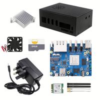 Carte de développement Orange Pi 5 Plus, antennes externes optionnelles DALUMAK, 4 Go, 8 Go, 16 Go de RAM, radiateur, performances efficaces, dissipation thermique
