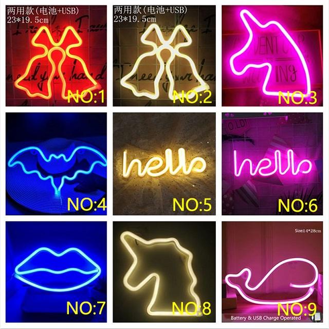 Wall Art Sign Bedroom Decoration Rainbow Hanging Fashion Custom Neon Sign Lights Night Lamp Led Neon Sign Light for Home Party